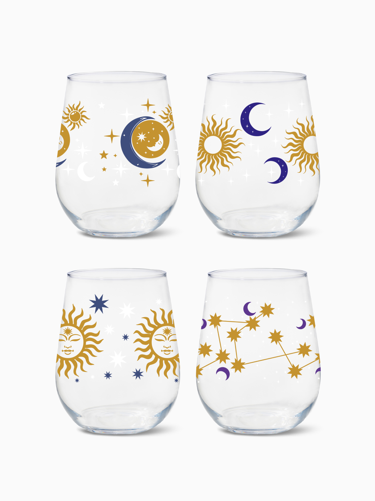 Celestial Sky - RESERVE 16oz Stemless Wine Tritan™ Copolyester Glass-0