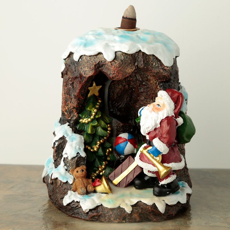 Christmas Santa's Grotto Backflow Incense Burner