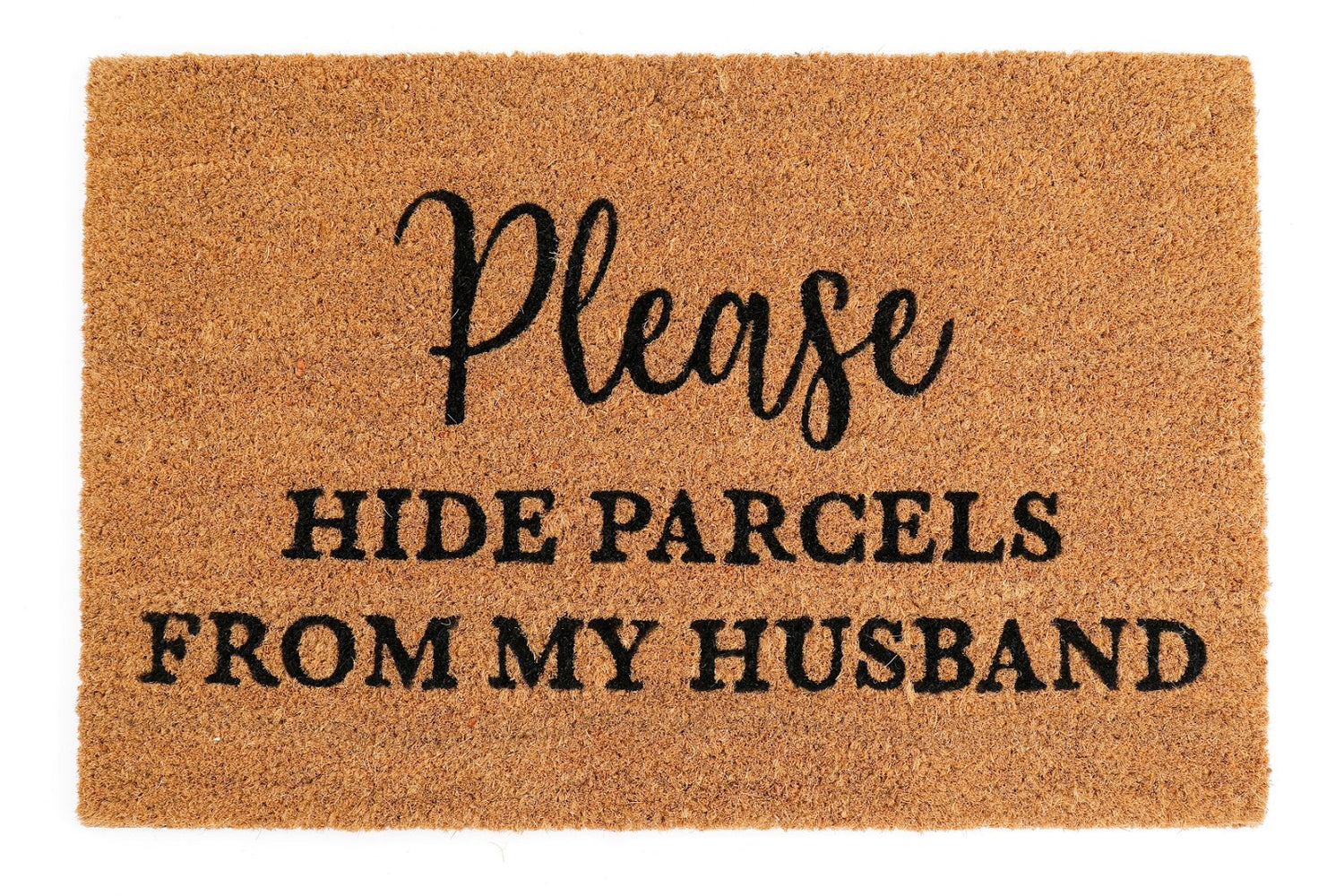 Hide Parcels from Husband Coir Doormat-0