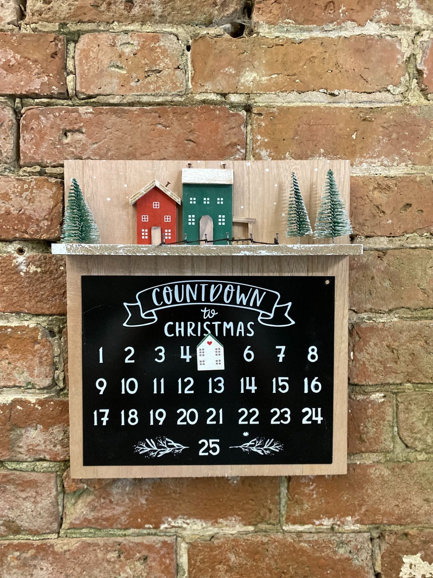 Wooden Christmas Countdown Calendar-2