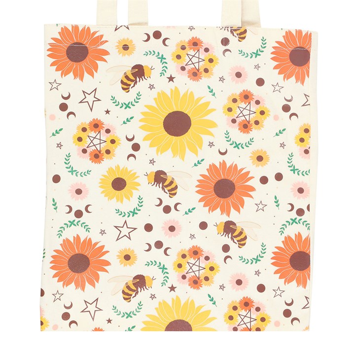 Summer Solstice Print Polycotton Tote Bag