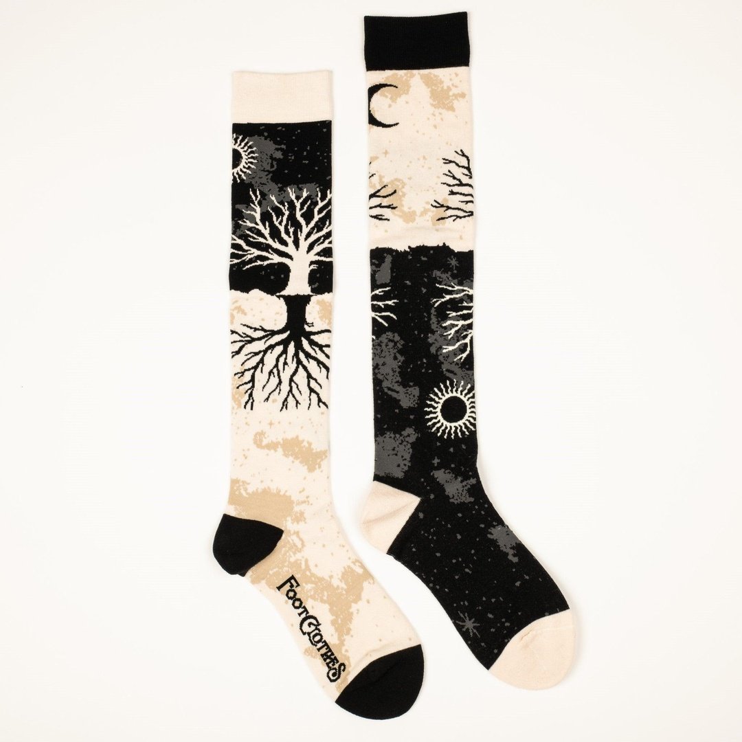 As Above So Below Tree Knee High Socks-1