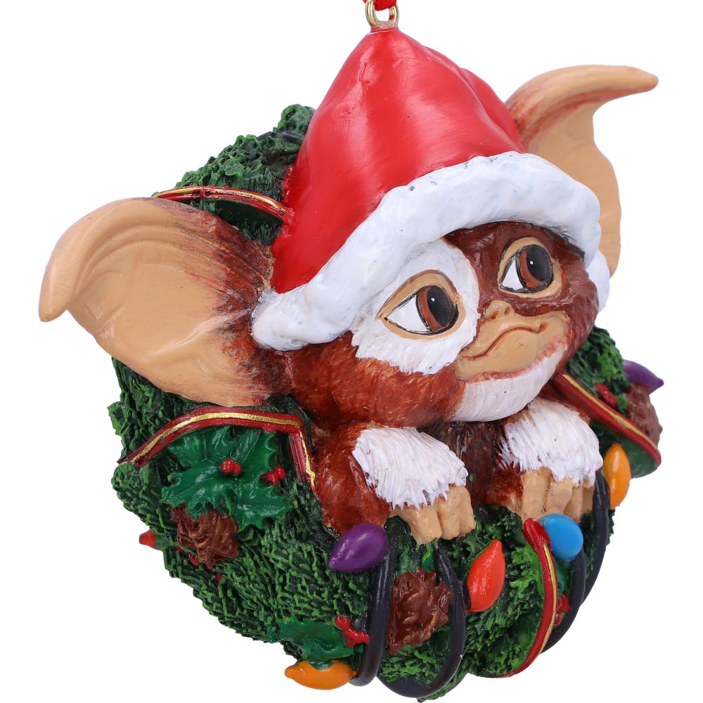 Gremlins Gizmo in Wreath Hanging Ornament 10cm