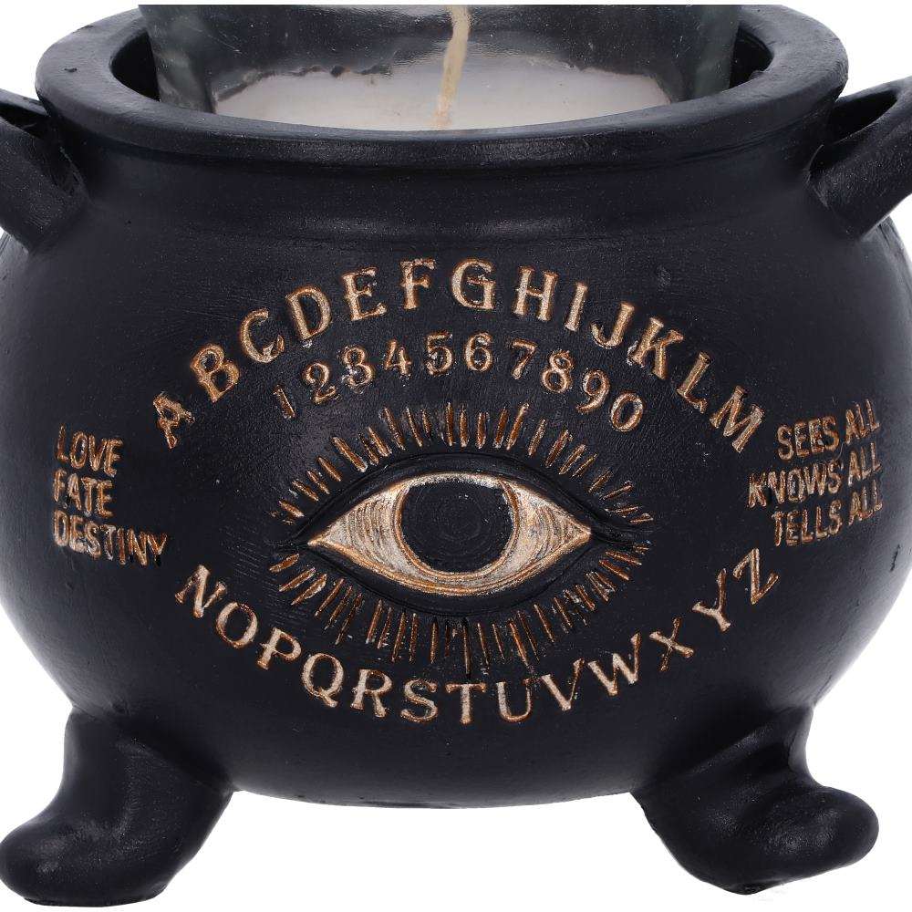 All Seeing Cauldron Candle Holder 9cm