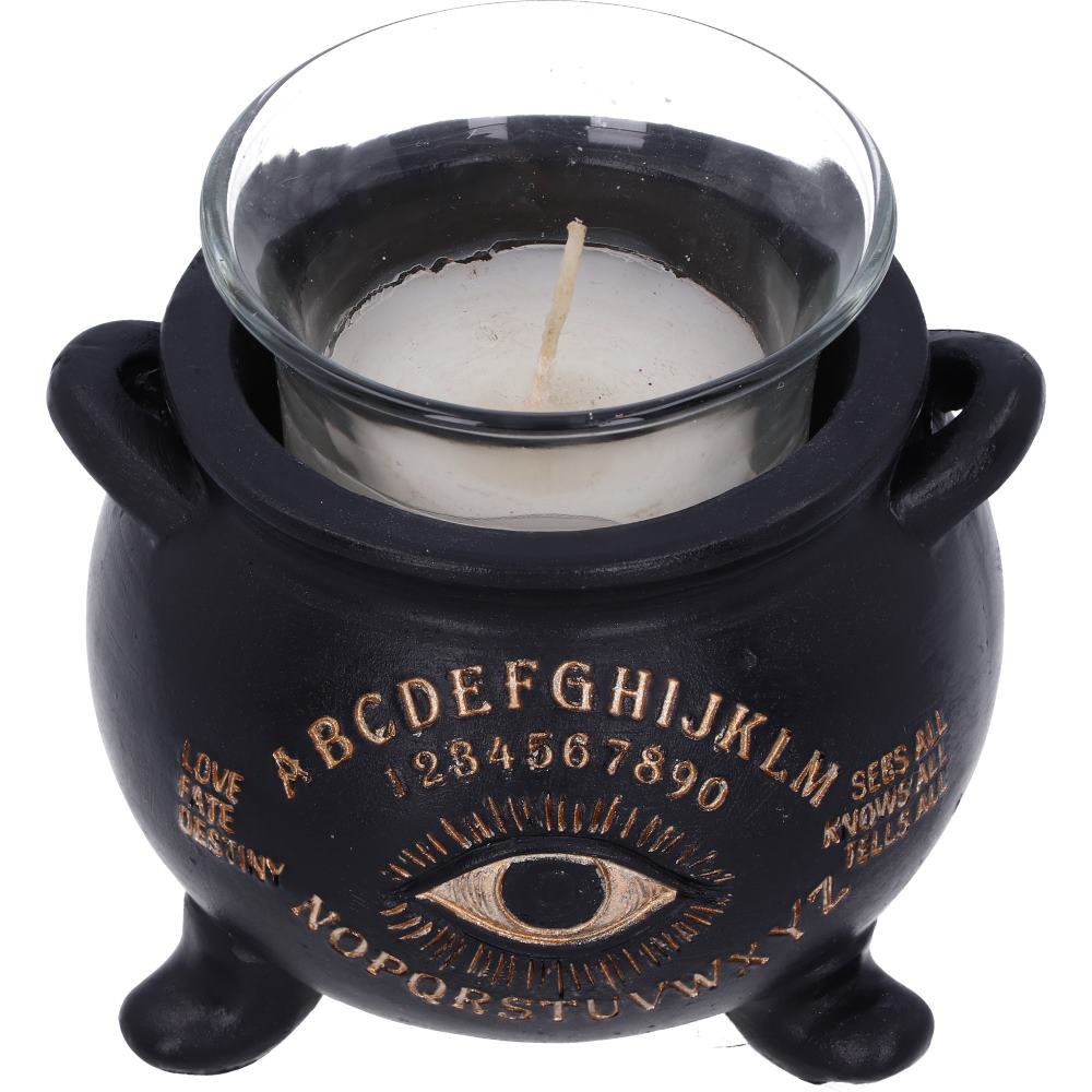 All Seeing Cauldron Candle Holder 9cm