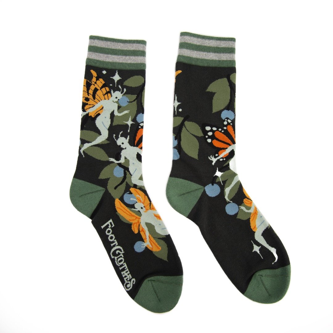 Fanciful Fairies Crew Socks-2