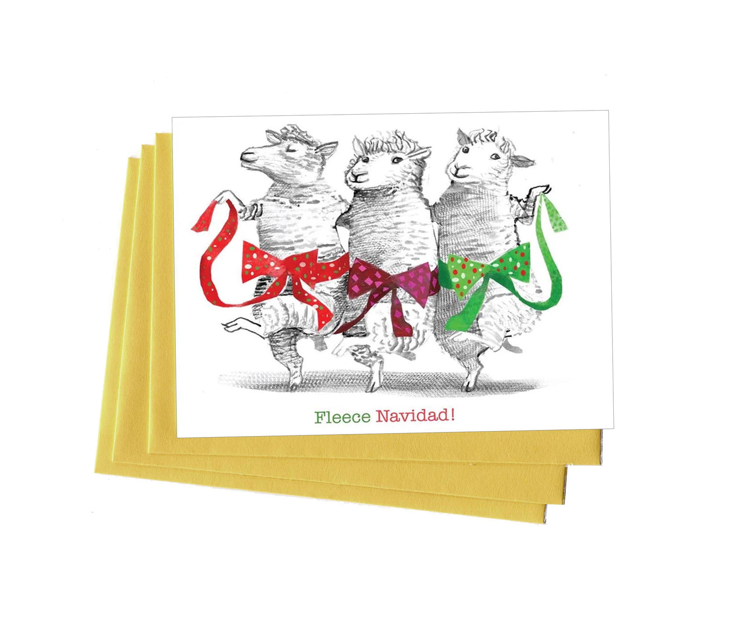 Fleece Navidad Boxed Notes - Set of 8 Cards-1