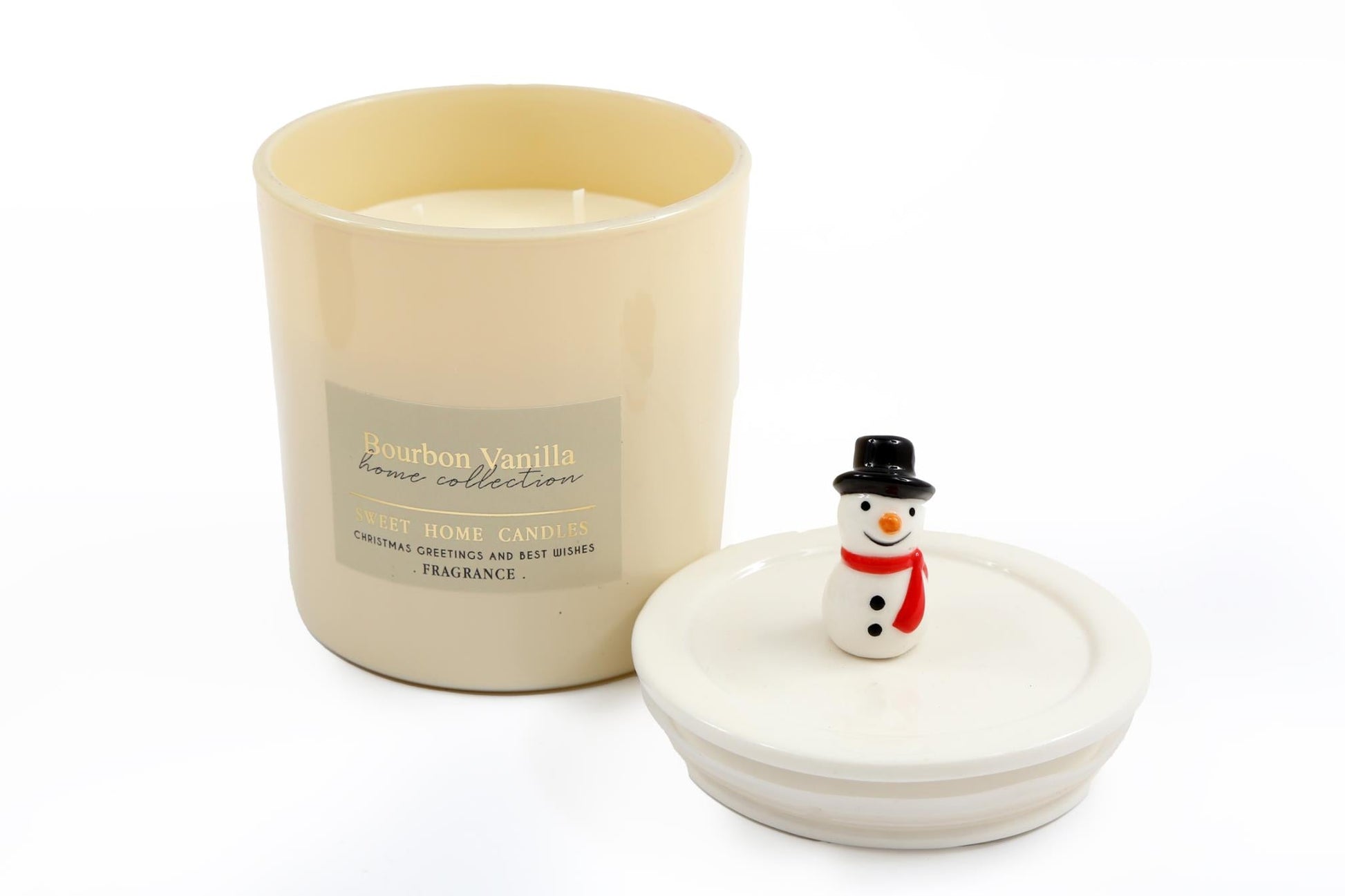 Snowman Character Candle-pot-4