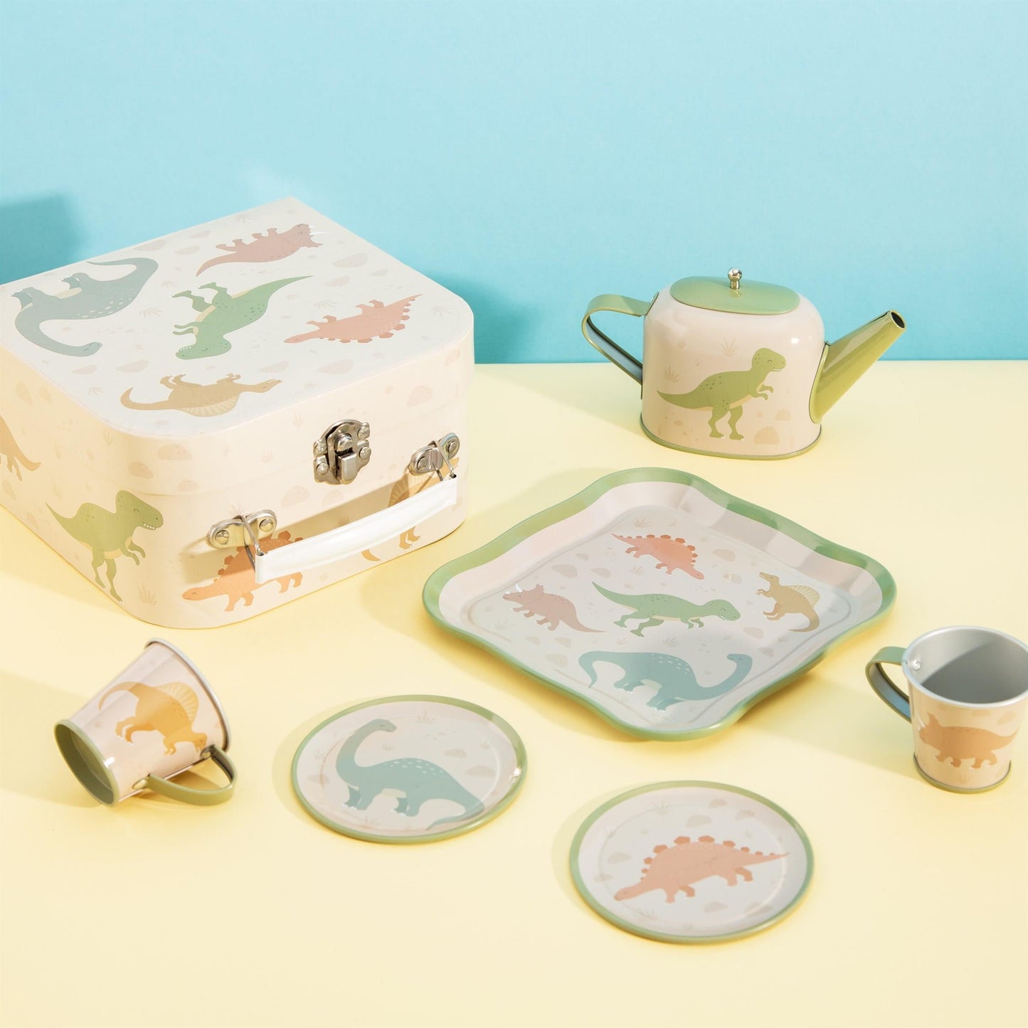 Desert Dino Kids' Tea for Two Set-2