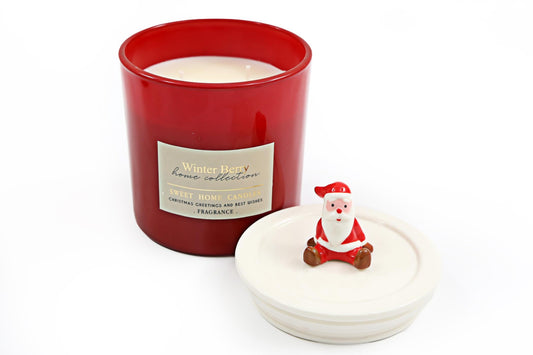 Father Christmas Character Candle-pot-0