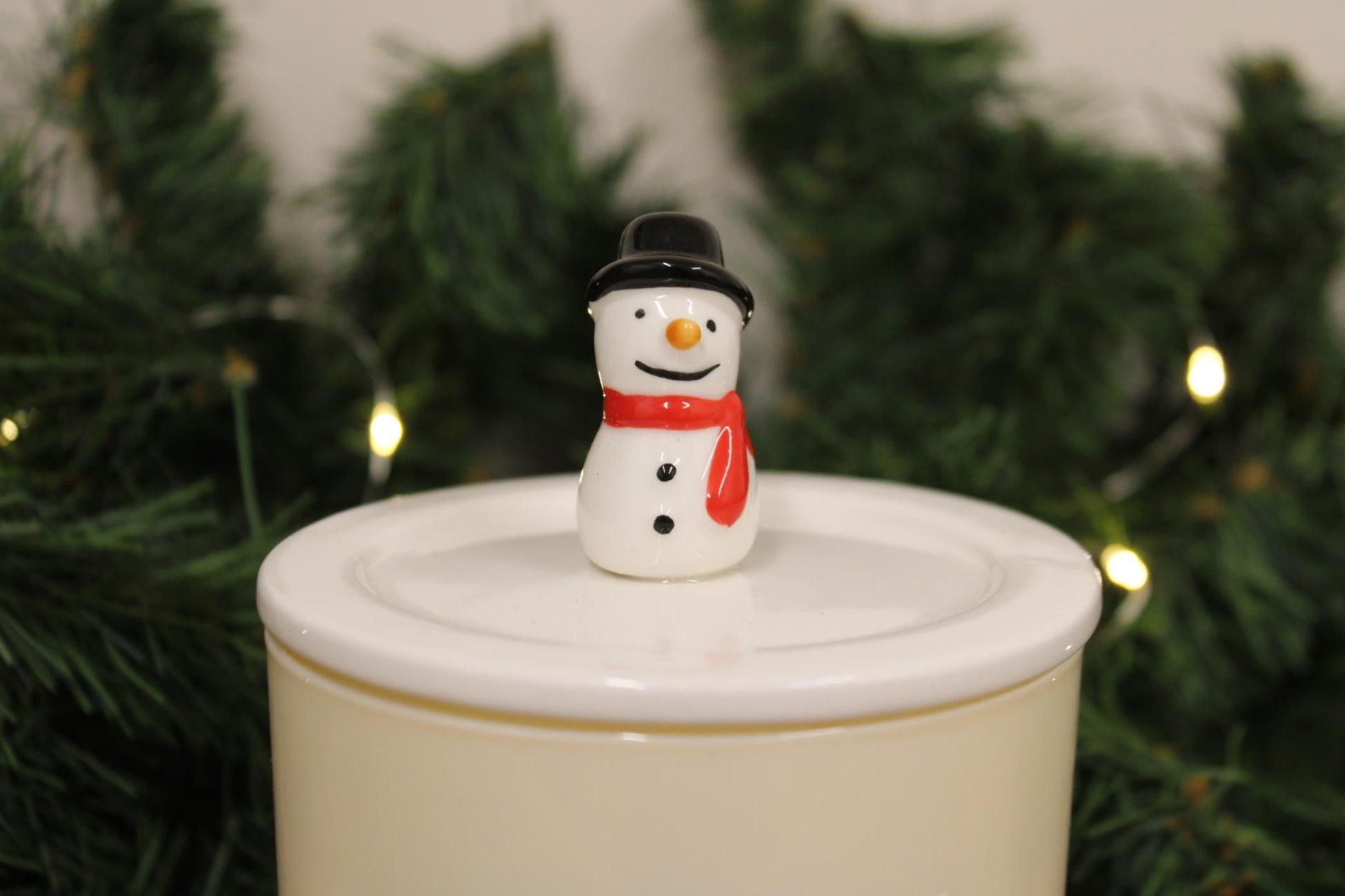 Snowman Character Candle-pot-3