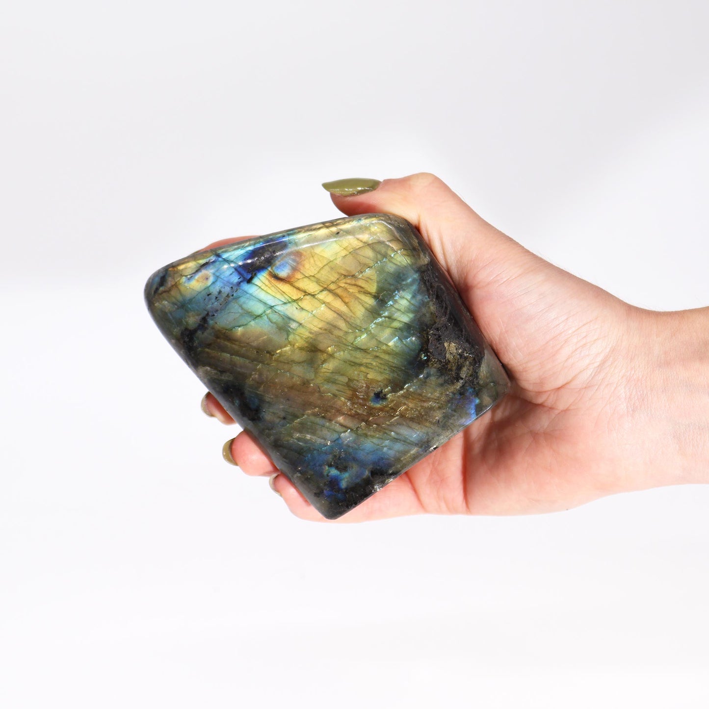 Madagascar Labradorite Large Stone (approx 550-750gms 110-140mm)