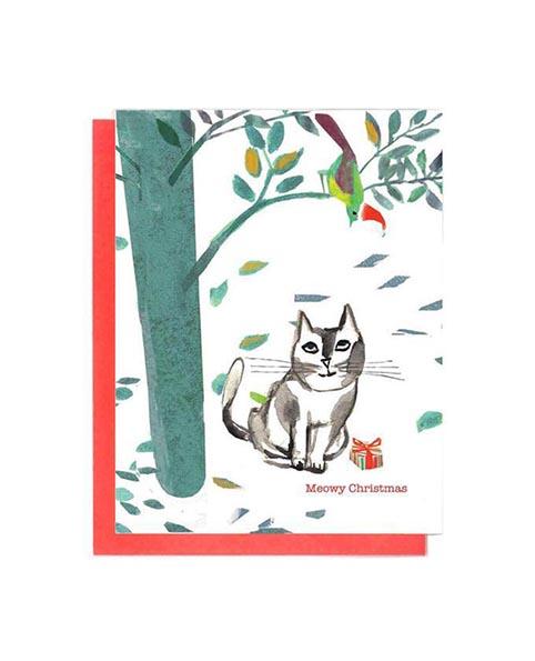 Meowy Christmas Boxed Notes - Set of 8 Cards-1