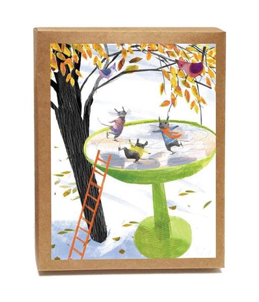 Mice & Birds Skate Boxed Notes - Set of 8 Cards-0