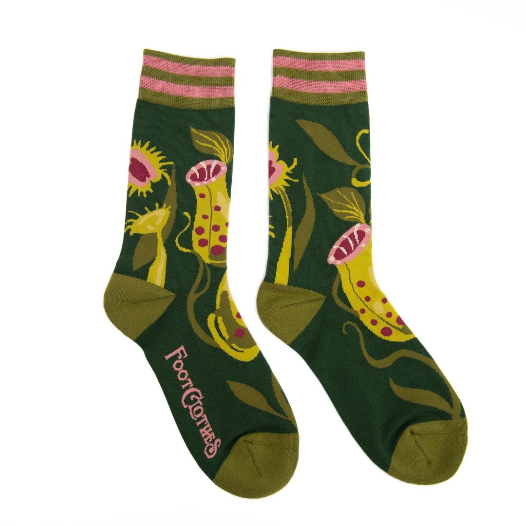 Pitcher Plant Crew Socks-2