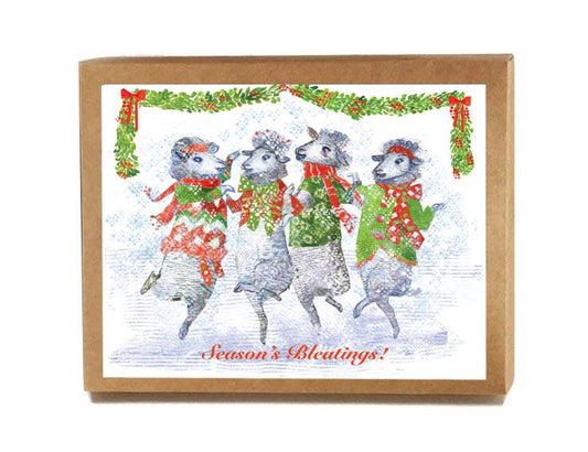 Seasons Bleatings Boxed Notes - Set of 8 Cards-0