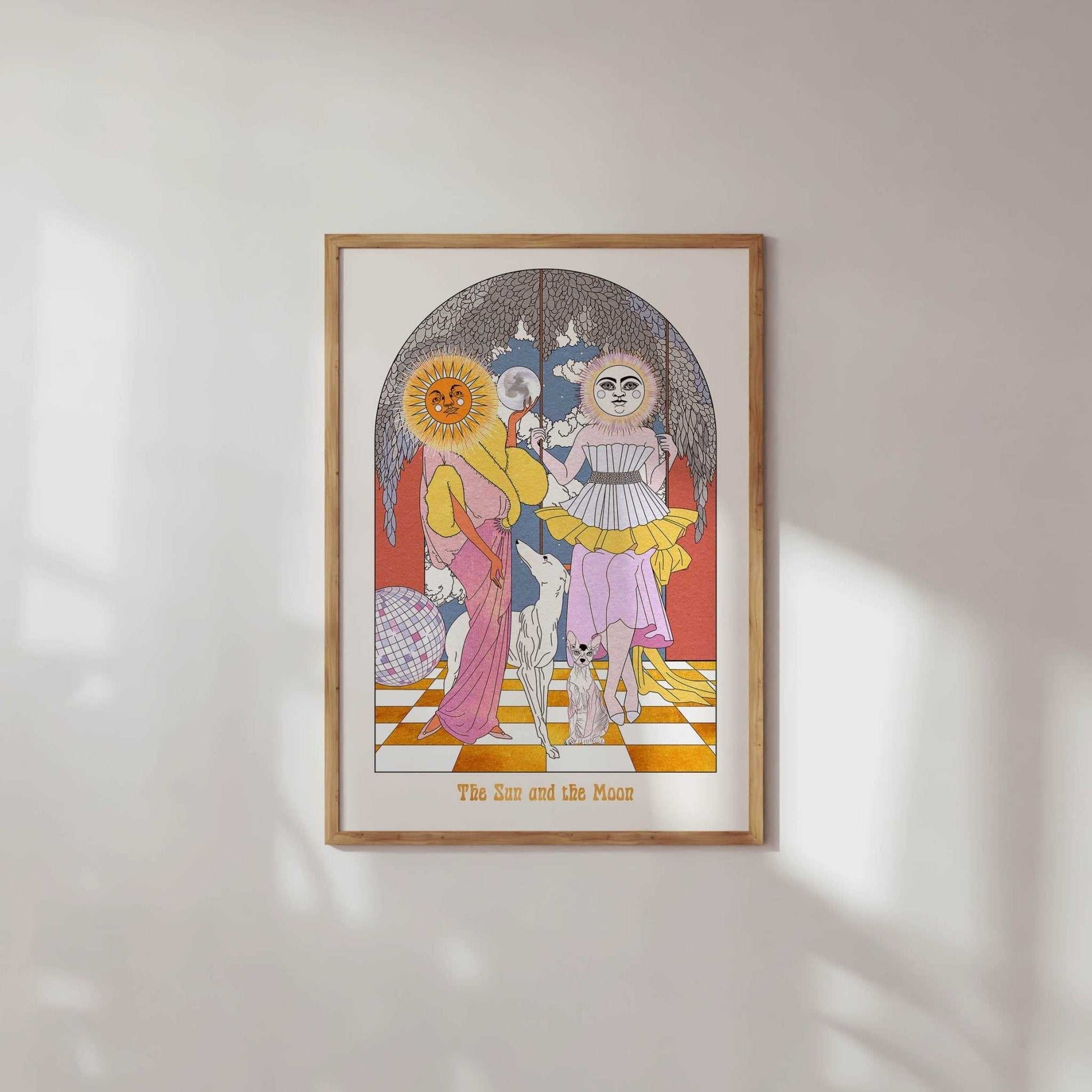 The Sun and the Moon Art Print-1