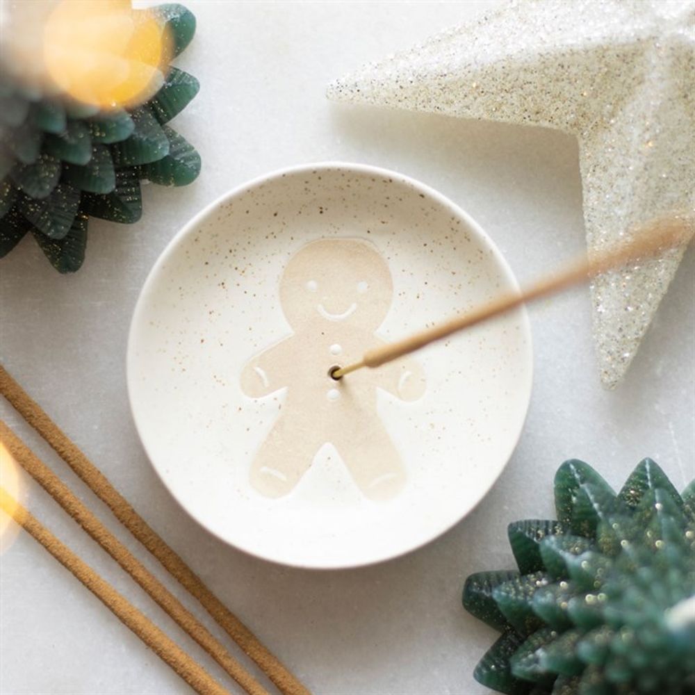 Gingerbread Man Incense Stick Holder