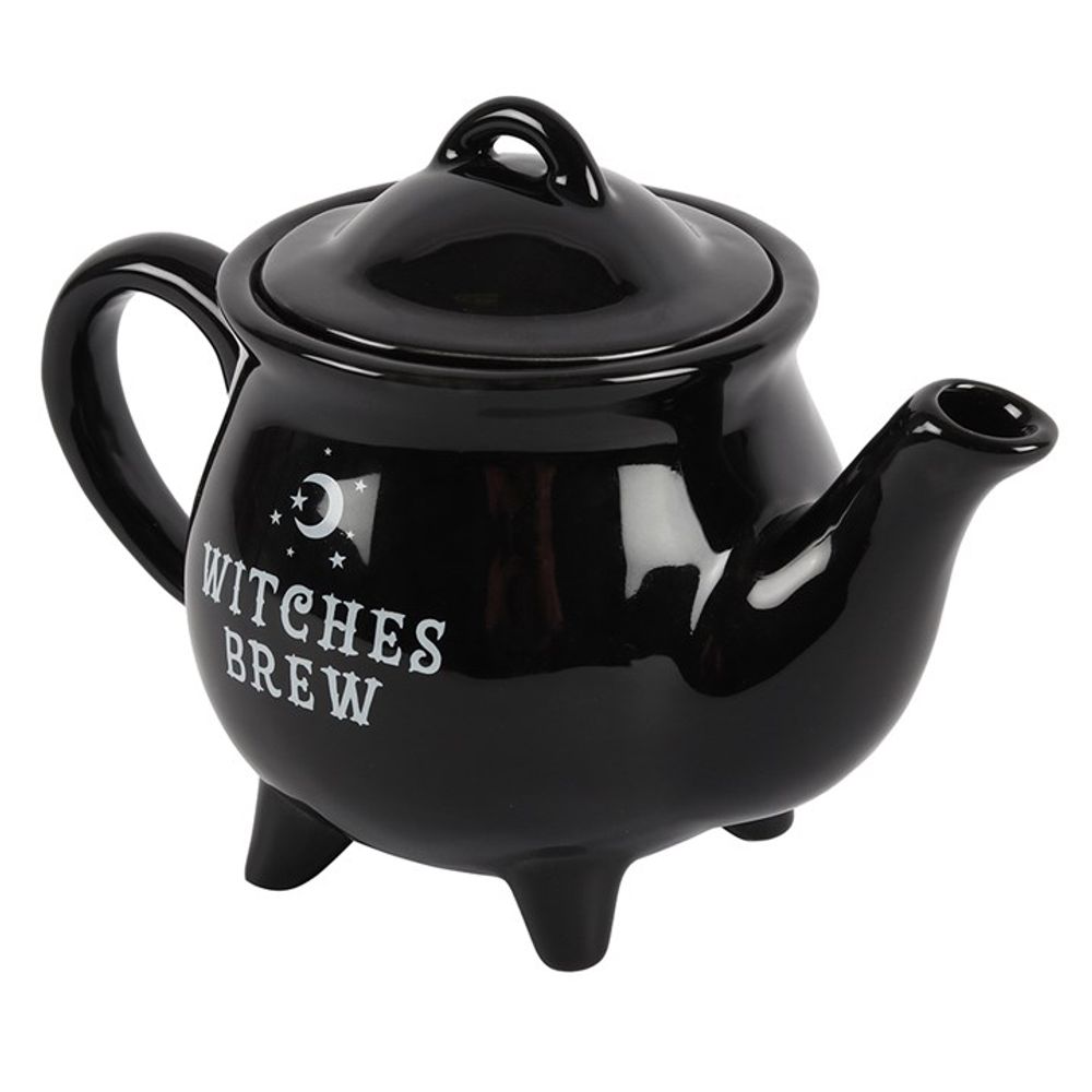 Witches Brew Black Ceramic Tea Pot