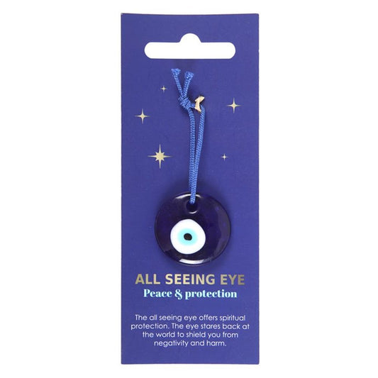 Glass All Seeing Eye Protection Charm