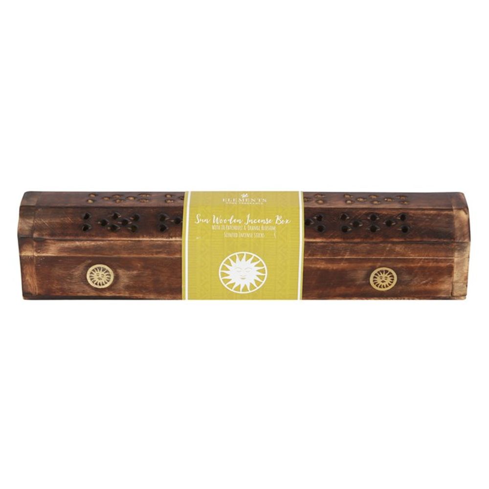 Sun Wooden Patchouli & Orange Incense Box Set