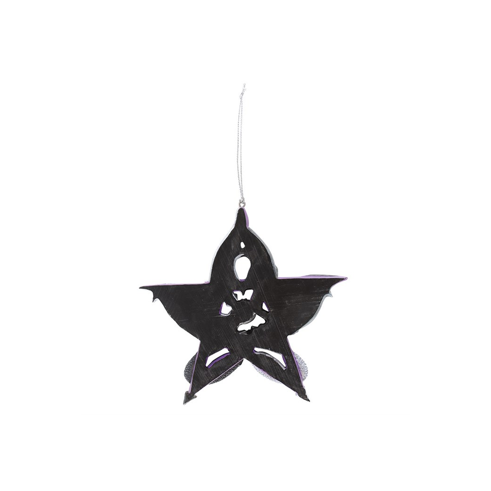 Pentagram Dragon Hanging Ornament by Anne Stokes