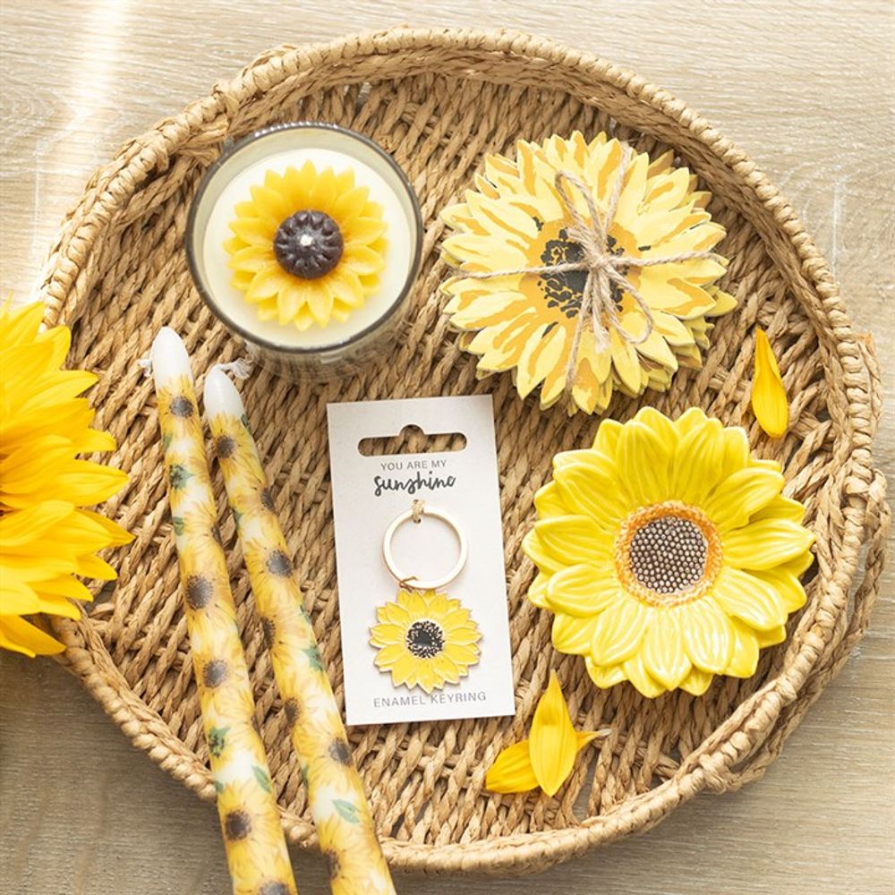 Sunflower Coaster Set