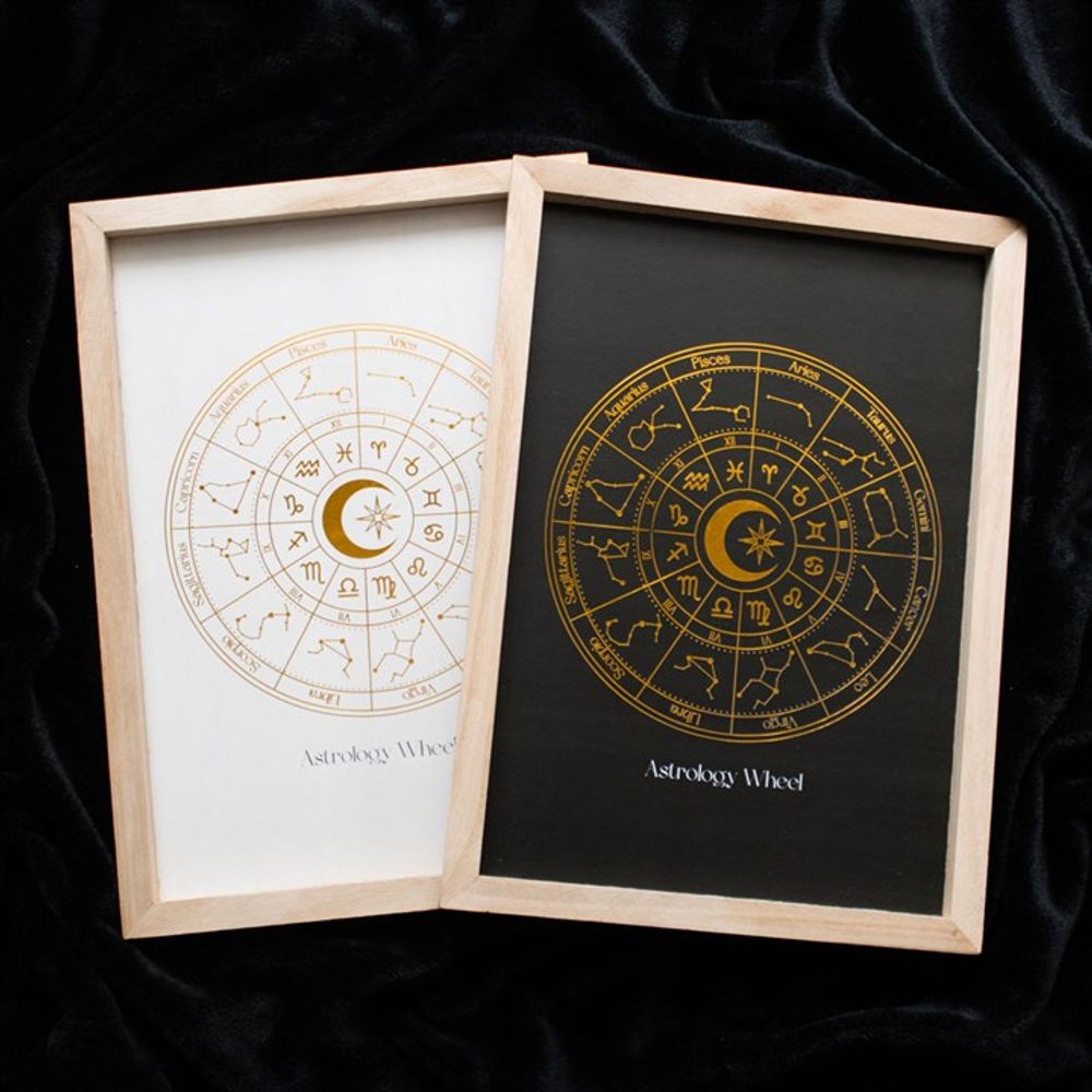 Off White Astrology Wheel Framed Wall Art Print